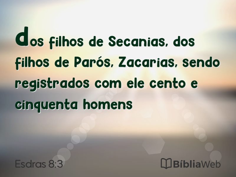 Esdras 8:3 em imagem para compartilhar