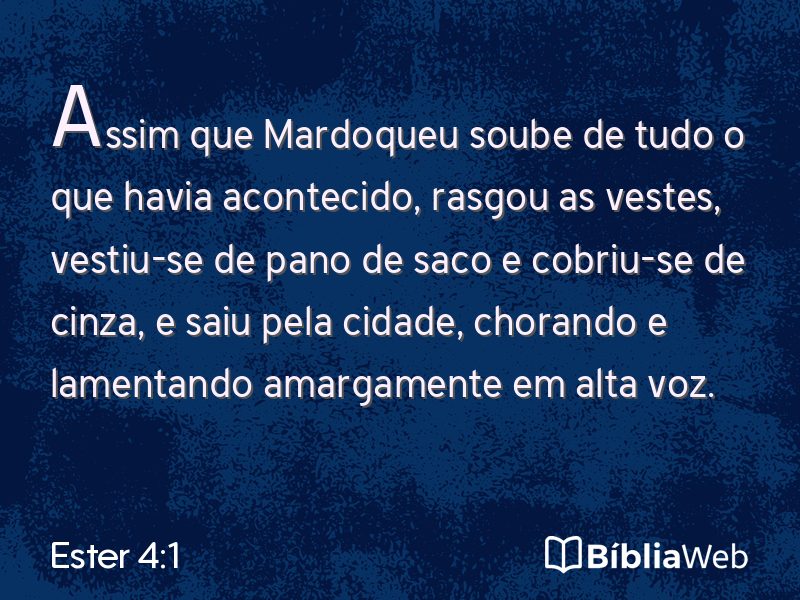 Ester 4:1 em imagem para compartilhar