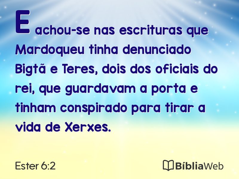 Ester 6:2 em imagem para compartilhar