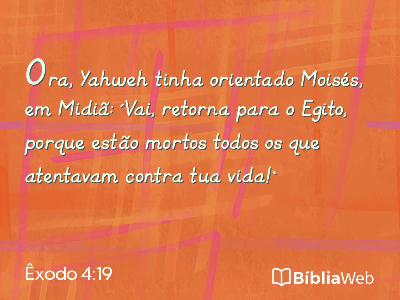 Êxodo 4:19 em imagem para compartilhar
