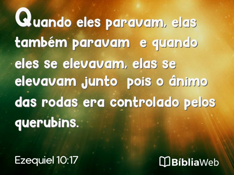Ezequiel 10:17 em imagem para compartilhar