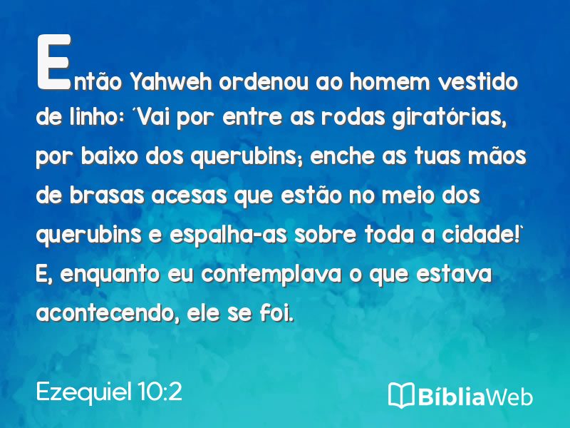 Ezequiel 10:2 em imagem para compartilhar