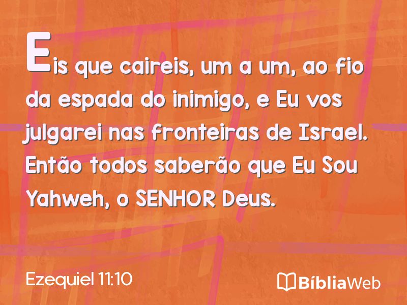 Ezequiel 11:10 em imagem para compartilhar