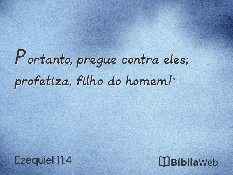Ezequiel 11:4 em imagem para compartilhar