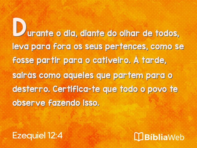 Ezequiel 12:4 em imagem para compartilhar