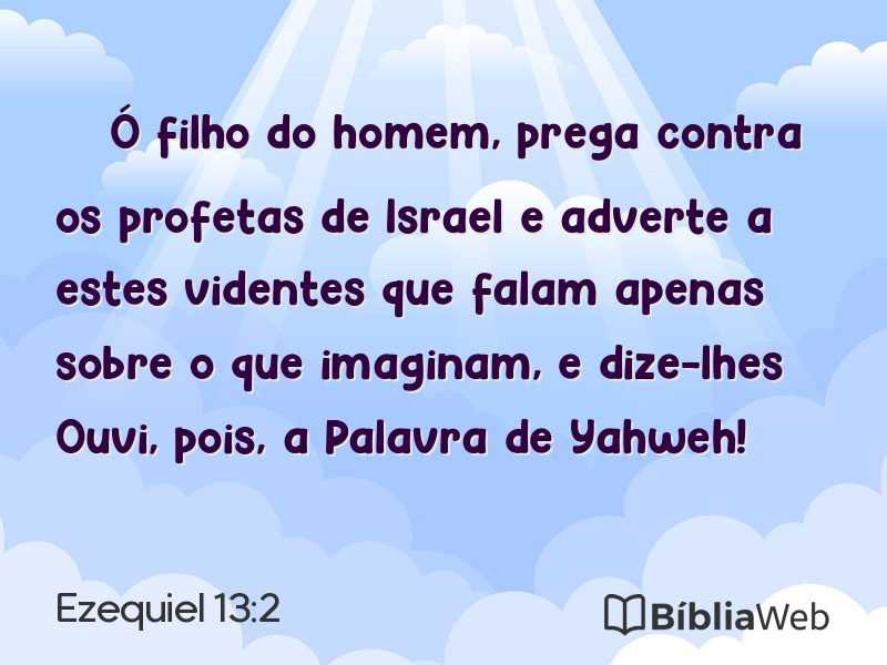 Ezequiel 13:2 em imagem para compartilhar