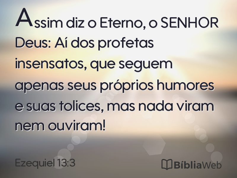 Ezequiel 13:3 em imagem para compartilhar