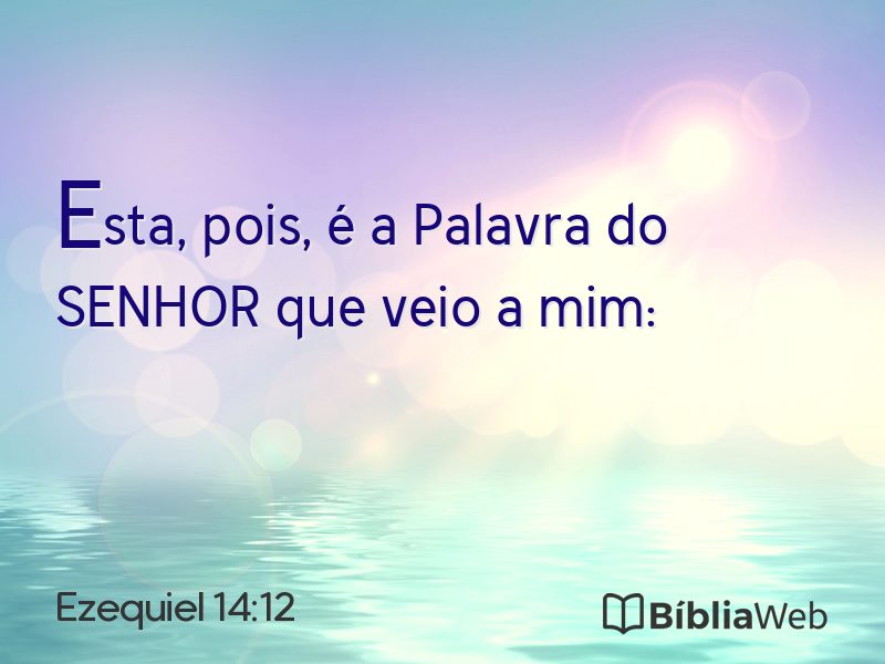 Ezequiel 14:12 em imagem para compartilhar
