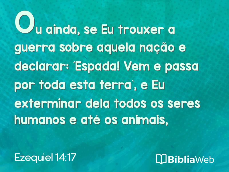 Ezequiel 14:17 em imagem para compartilhar