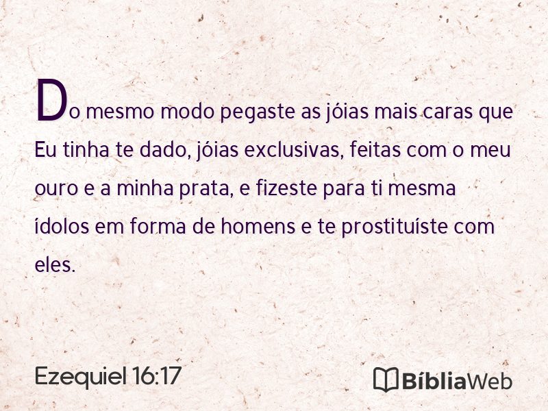 Ezequiel 16:17 em imagem para compartilhar