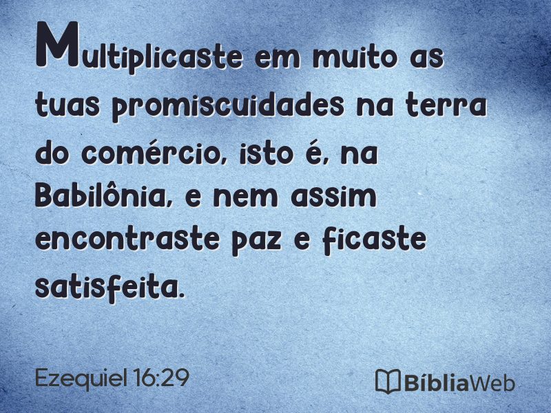 Ezequiel 16:29 em imagem para compartilhar