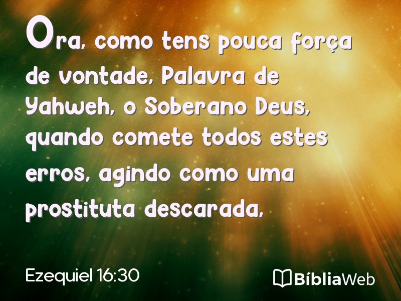 Ezequiel 16:30 em imagem para compartilhar
