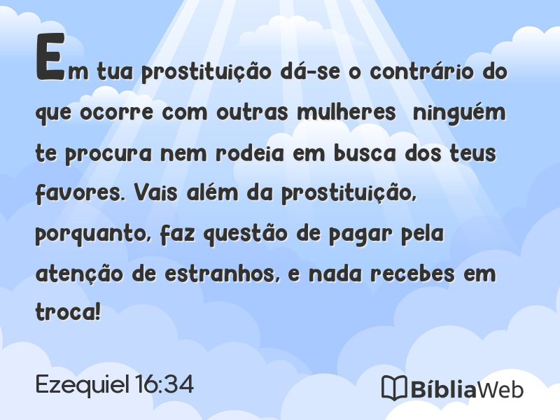 Ezequiel 16:34 em imagem para compartilhar