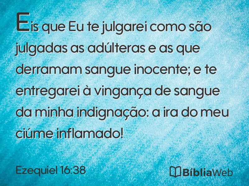Ezequiel 16:38 em imagem para compartilhar