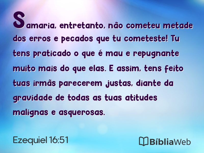 Ezequiel 16:51 em imagem para compartilhar