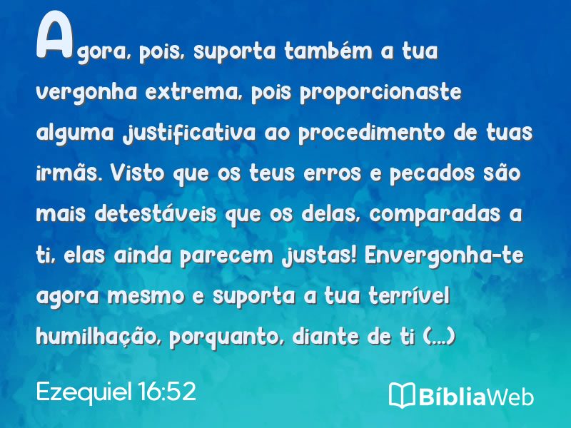 Ezequiel 16:52 em imagem para compartilhar