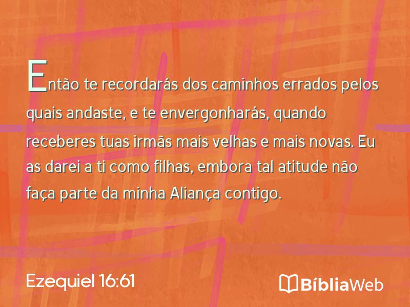 Ezequiel 16:61 em imagem para compartilhar