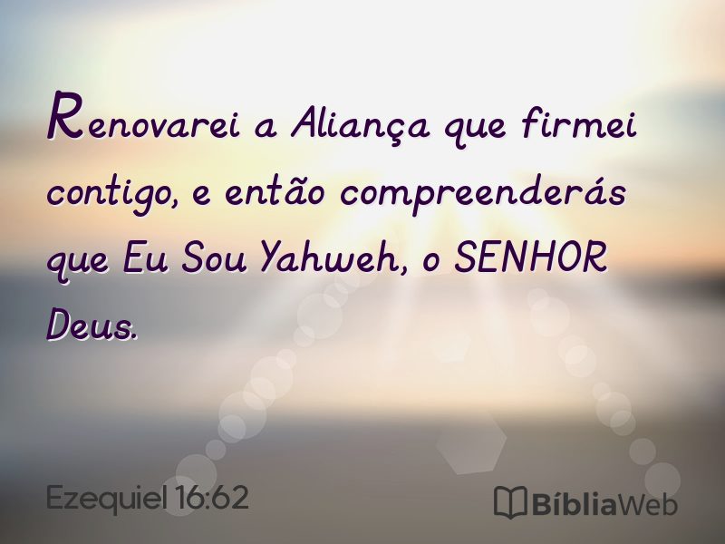 Ezequiel 16:62 em imagem para compartilhar