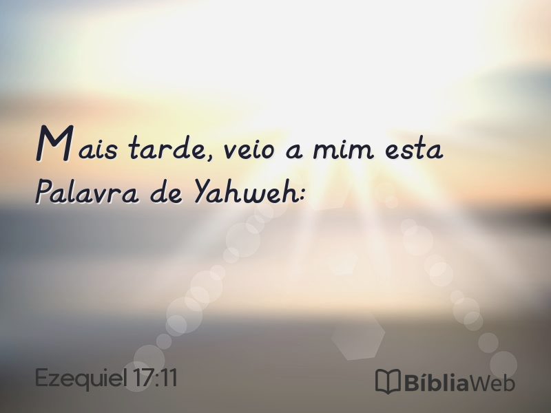 Ezequiel 17:11 em imagem para compartilhar