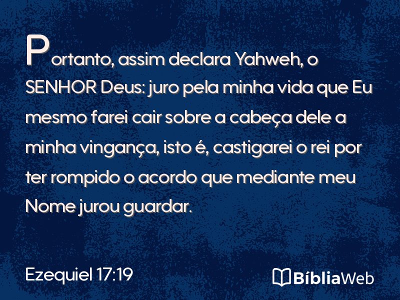 Ezequiel 17:19 em imagem para compartilhar