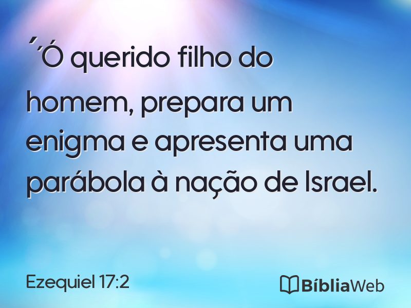 Ezequiel 17:2 em imagem para compartilhar