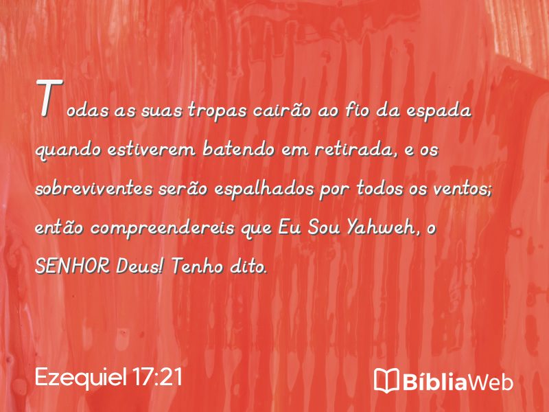 Ezequiel 17:21 em imagem para compartilhar