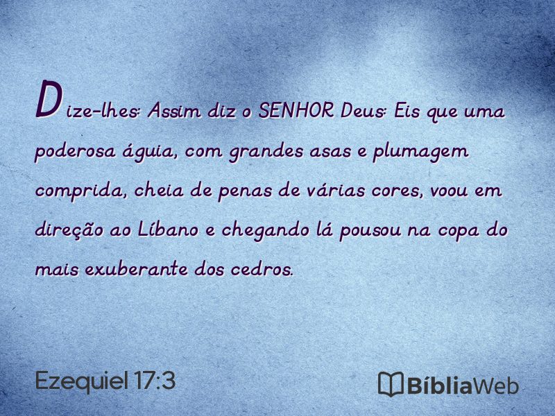Ezequiel 17:3 em imagem para compartilhar