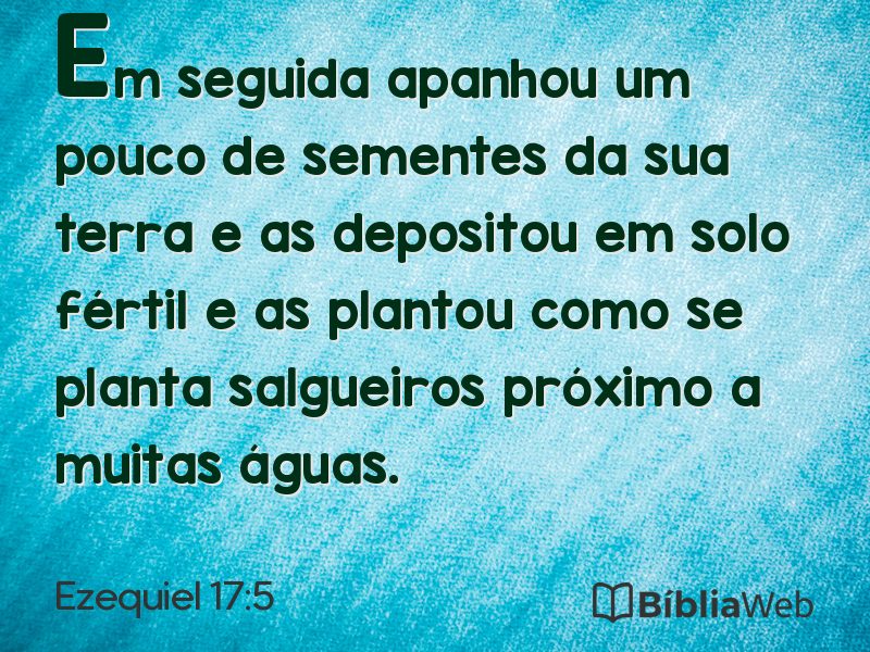 Ezequiel 17:5 em imagem para compartilhar
