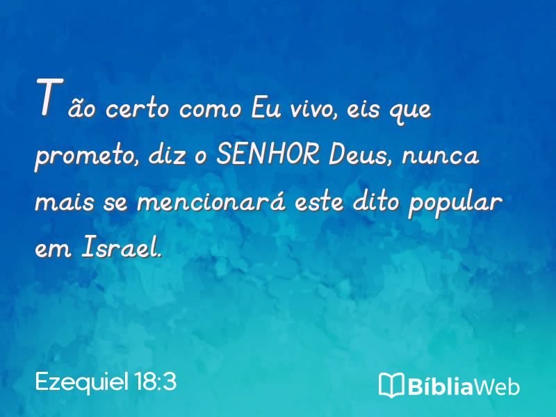 Ezequiel 18:3 em imagem para compartilhar