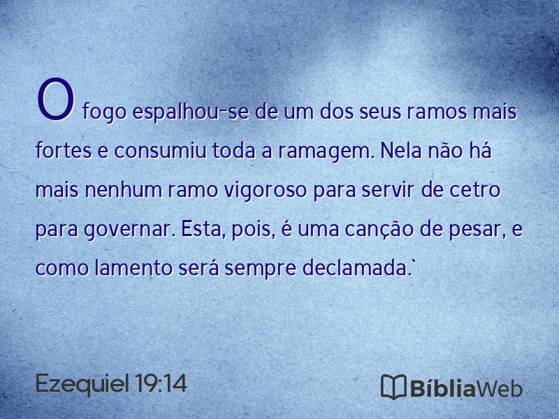 Ezequiel 19:14 em imagem para compartilhar