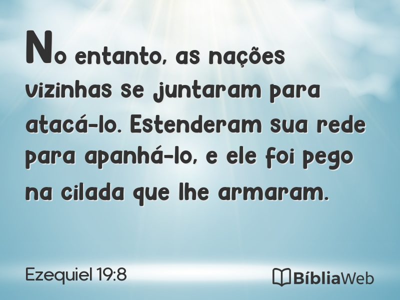 Ezequiel 19:8 em imagem para compartilhar