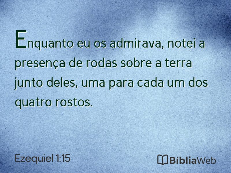 Ezequiel 1:15 em imagem para compartilhar