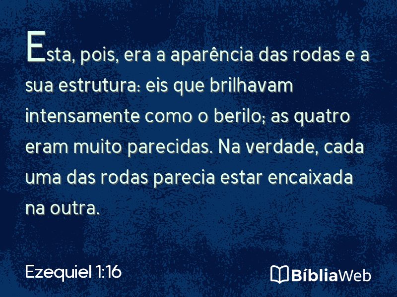 Ezequiel 1:16 em imagem para compartilhar