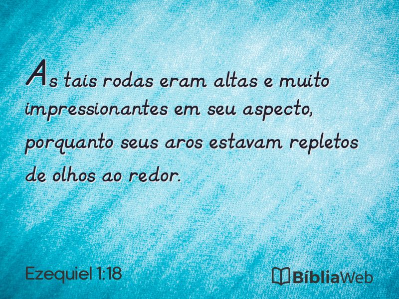 Ezequiel 1:18 em imagem para compartilhar