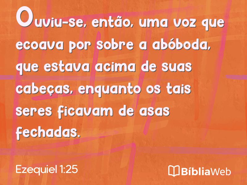 Ezequiel 1:25 em imagem para compartilhar