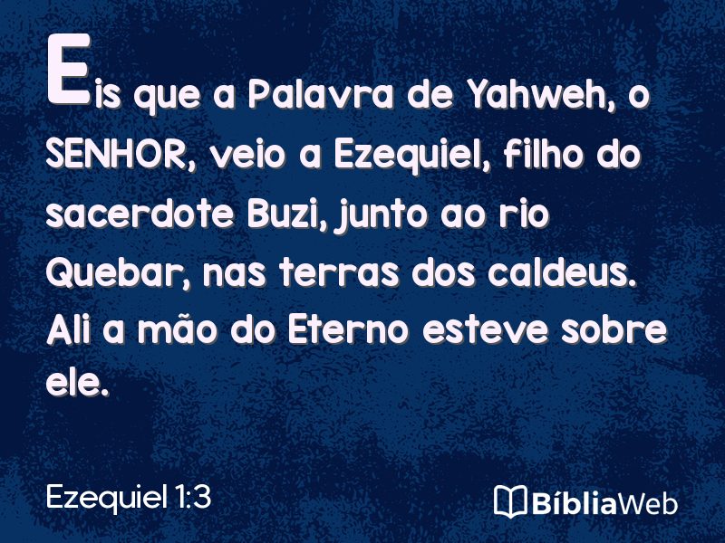 Ezequiel 1:3 em imagem para compartilhar