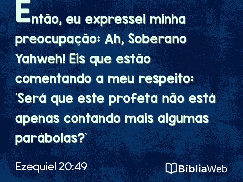 Ezequiel 20:49 em imagem para compartilhar