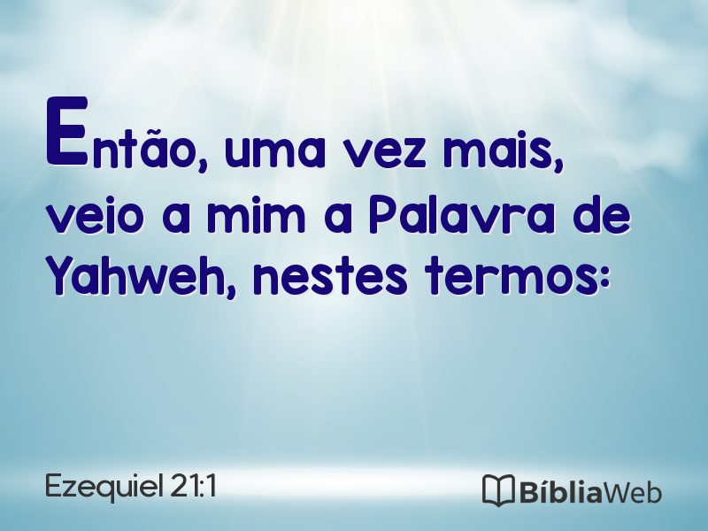 Ezequiel 21:1 em imagem para compartilhar