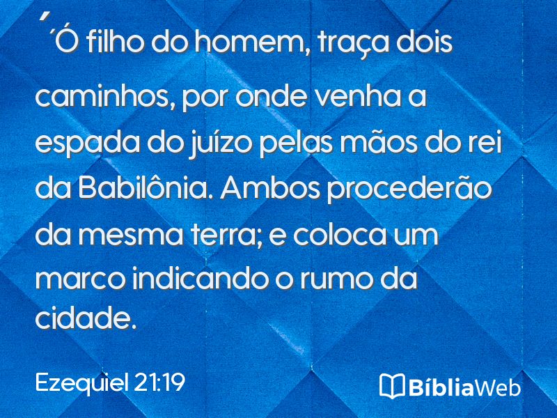 Ezequiel 21:19 em imagem para compartilhar