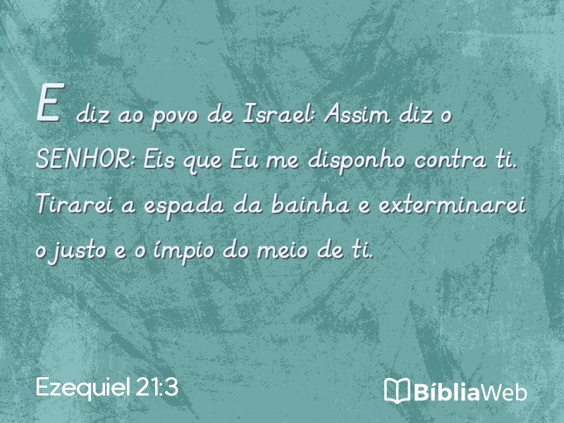 Ezequiel 21:3 em imagem para compartilhar