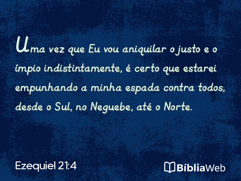 Ezequiel 21:4 em imagem para compartilhar