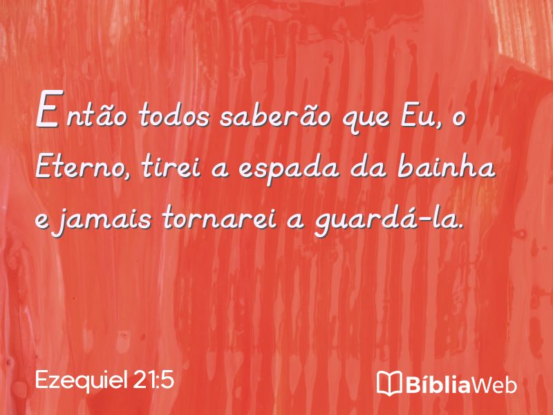 Ezequiel 21:5 em imagem para compartilhar