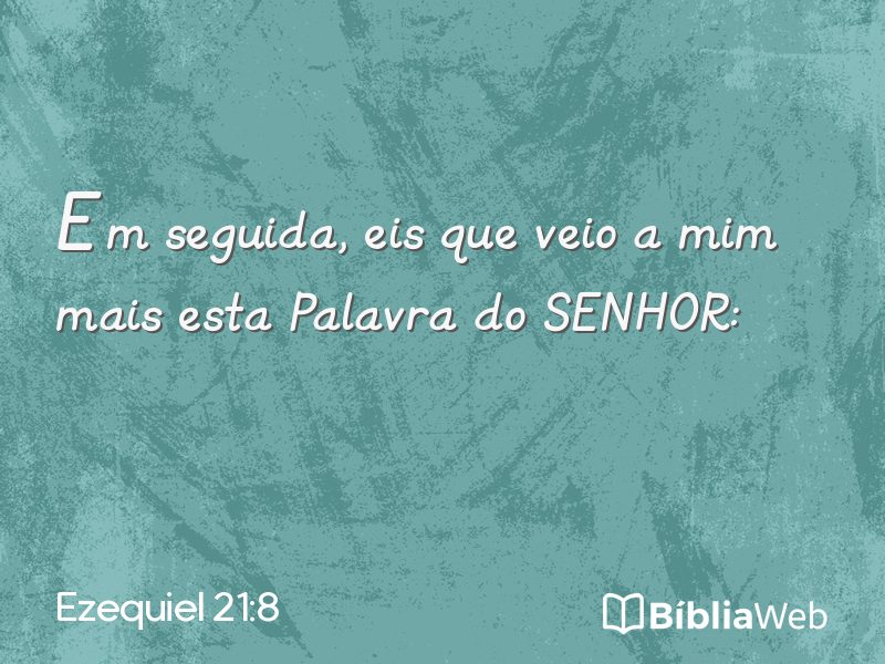 Ezequiel 21:8 em imagem para compartilhar