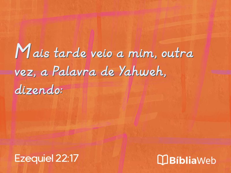 Ezequiel 22:17 em imagem para compartilhar