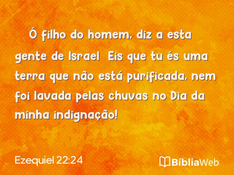 Ezequiel 22:24 em imagem para compartilhar
