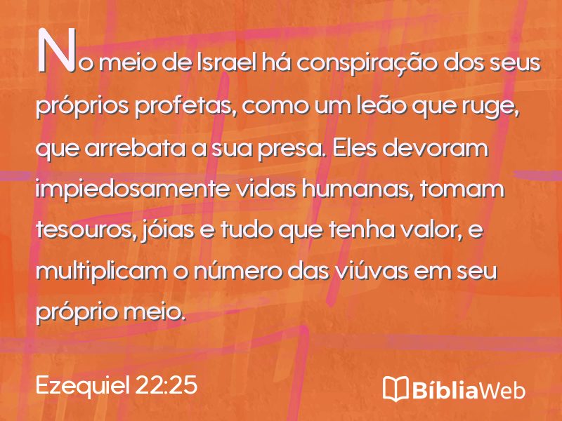 Ezequiel 22:25 em imagem para compartilhar