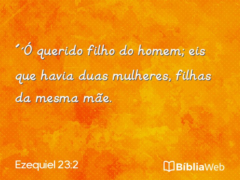 Ezequiel 23:2 em imagem para compartilhar