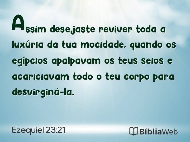 Ezequiel 23:21 em imagem para compartilhar