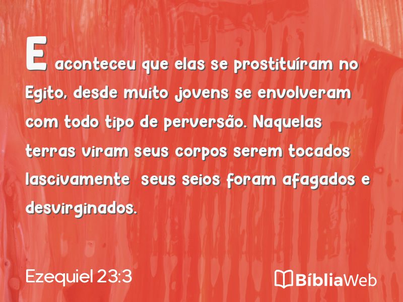 Ezequiel 23:3 em imagem para compartilhar