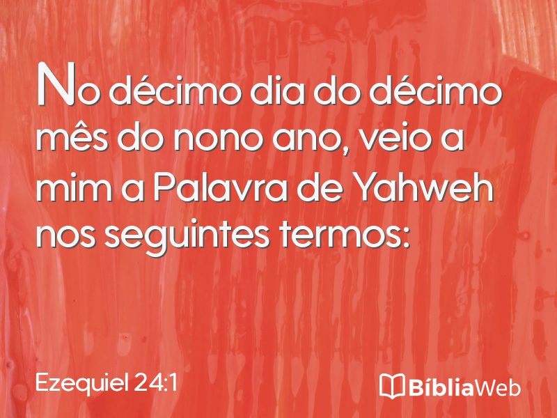 Ezequiel 24:1 em imagem para compartilhar